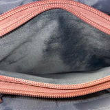 IHKWIP Women’s Rose Gold Nylon Adjustable Strap & Zipper Pockets Fanny pack