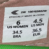 Cariuma Women’s Pink Canvas Low-Top Sneakers Ethically Lace-Up Casual Shoes Sz 6