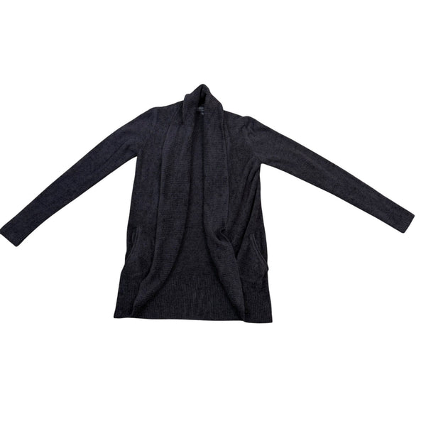 Barefoot Dreams Womens Gray Open Front Long Sleeve Knit Cardigan Size XS