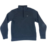 Vineyard Vines Mens Blue Cotton/Polyester 1/4 Zip Pullover Sweatshirt Size
