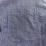 Nordstrom Mens Blue Cotton Button-Down Dress Shirt Size 17 1/2 34