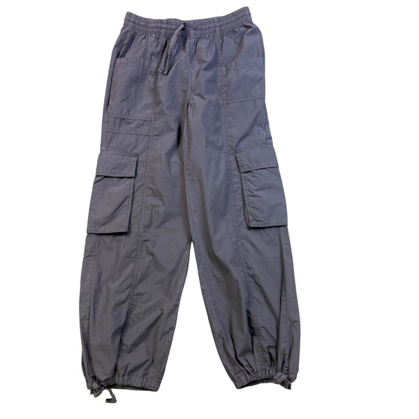 Aerie Womens Gray CCargo Pants Slim Fit Drawstring Waist Adjustable Hem Size S