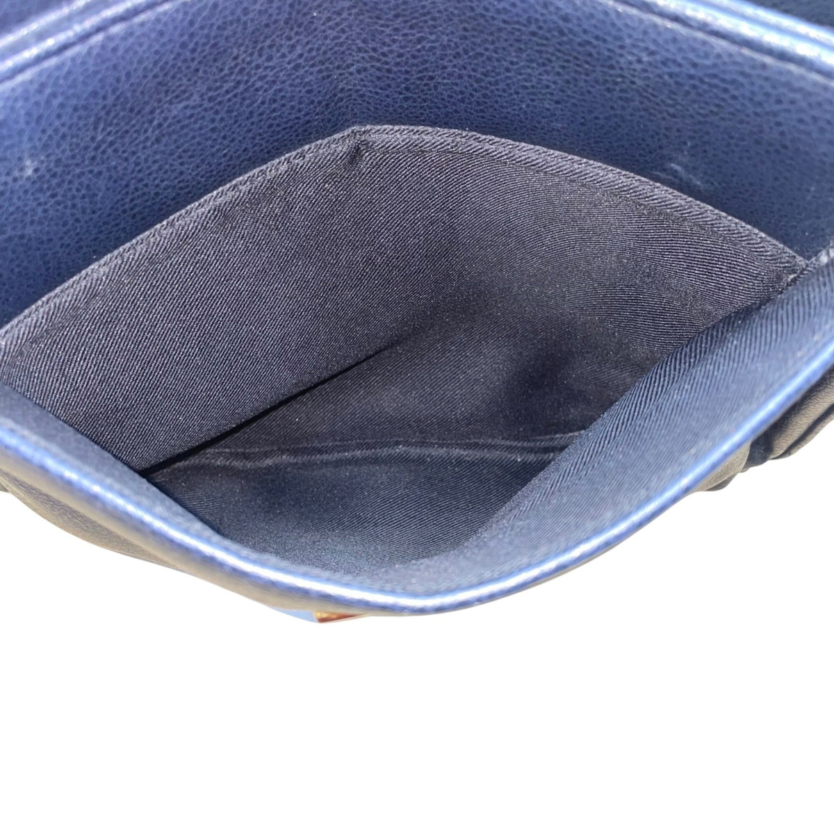 Women’s Navy Blue Faux Leather With Adjustable Strap & Rear Pocket Crossbody Bag