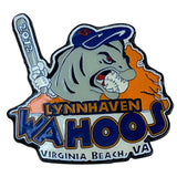 Lynnhaven Wahoos 2012 Virginia Beach Baseball Team Logo Pin  Double Post Backing