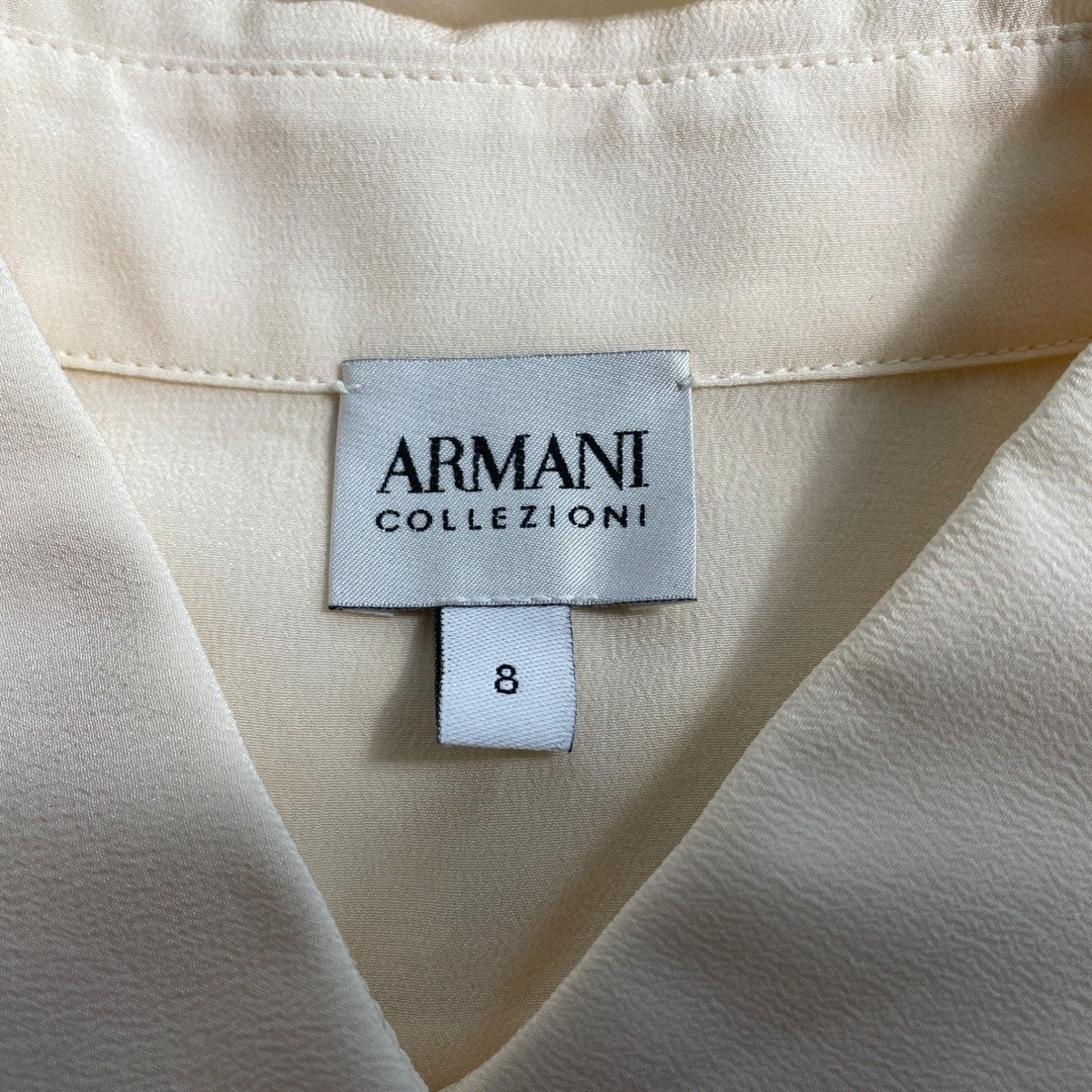 Collezioni Womens Sleeveless Button-Up Blouse Size 8