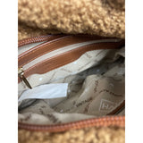 Vintage Havana Brown Fuzzy Women's Small Hand Bag - NWT