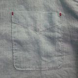 Tommy Bahama Mens Aqua Linen Long Sleeve Button-Up Shirt Sz XX-Large