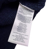 Chaps Mens Navy Sweater Button-Up Pullover Classic Long Sleeve Top Size M 