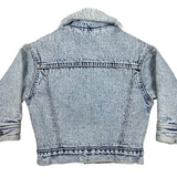 Levis Kids Sherpa Lined Denim Jacket Blue Faded Look Cozy & Stylish Outerwear