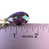 Joan Rivers Womens Multicolor Crystal Dangle Earrings Gold Tone Hooks Long