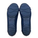 Euro Soft By Sofft Women’s Navy Buckle Strap Round Toe Slip-On Flat Shoes 8M