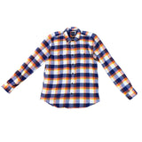 Gap Mens Multicolor Cotton Plaid Button-Front Flannel Shirt Long Sleeve Size M
