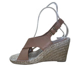 Bettye Muller Women’s Blush Leather Espadrille Wedge Venus Sandals Size 7.5