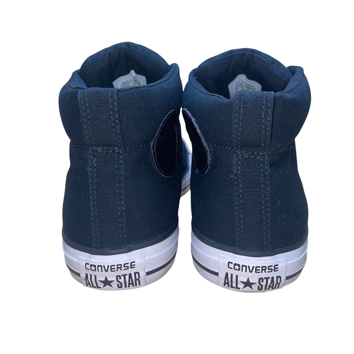 Converse Unisex Black Textile With Red Laces High Top Sneakers Size 13W/11M 