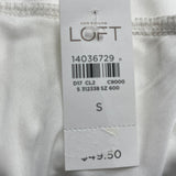 Ann Taylor LOFT Women's White Sleeveless Knot Front Dress Size S - New