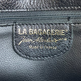 Vintage La Bagagerie Women's Black Leather Crossbody Bag
