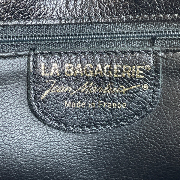 Vintage La Bagagerie Women's Black Leather Crossbody Bag