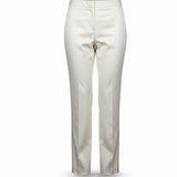 Brooks Brothers Womens White Caroline Fit Mid-Rise Dress Pants Size 12
