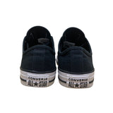 Converse Unisex Black Canvas Classic Lace-Up Low Top All Star Shoes Size M5/W7