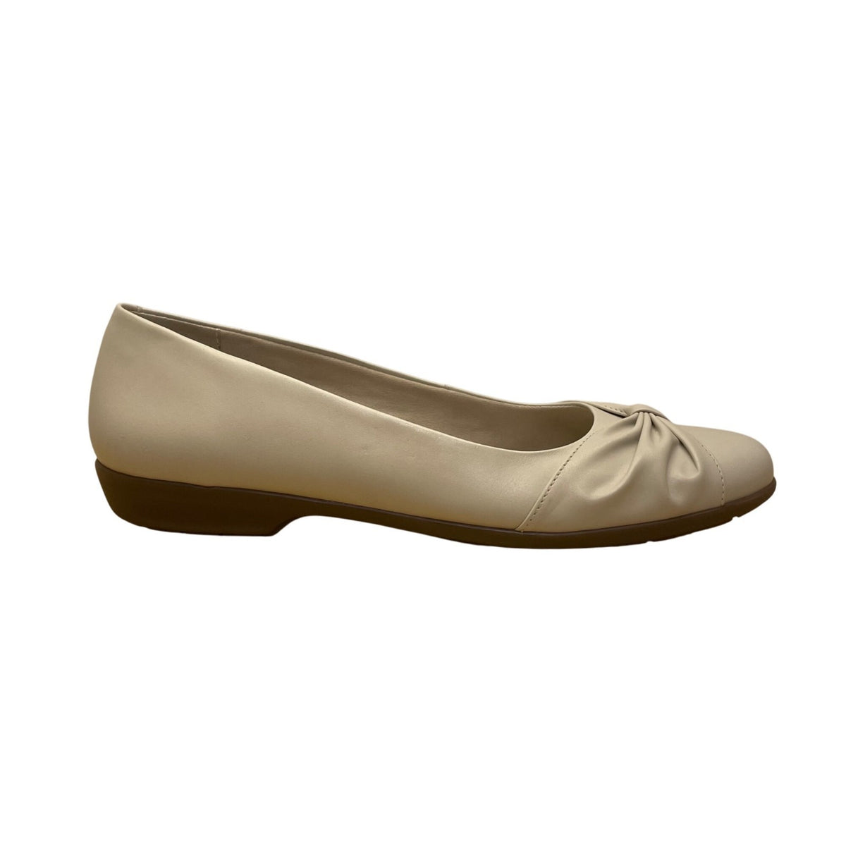Walking Cradles Women’s Bone Leather Comfortable Slip-On Flats Shoes Size 10N