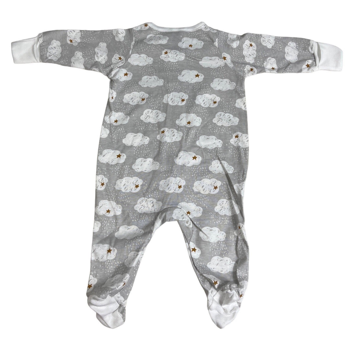 Gerber Toddler Baby Gray and White Jumpsuit 3 Piece Set Sz 0M