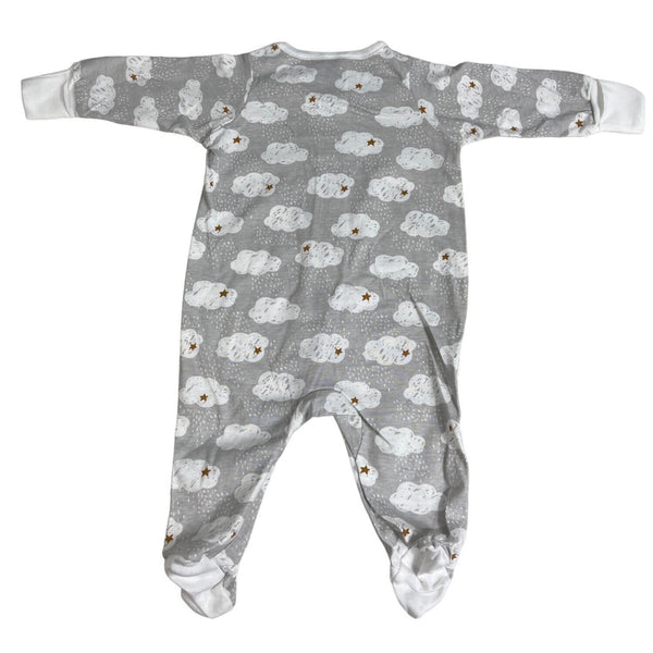 Gerber Toddler Baby Gray and White Jumpsuit 3 Piece Set Sz 0M