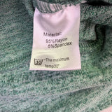 Neineiwu Womens Green Wrap Knit Top Lightweight Long Sleeve Comfortable Size M