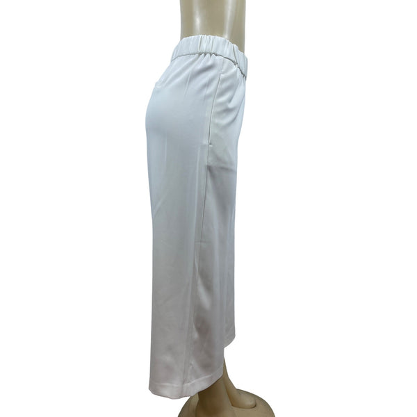 H&M Women's White Straight Pants Sz 10 - NWT