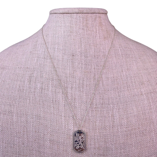 Tiffany & Co Womens Silver Tone Sterling Pendant Necklace Nike NWM 2013 Running