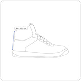 Vans Red Suede & Canvas High-Top Padded Collar Sk8-Hi Sneakers Size W9/M7.5