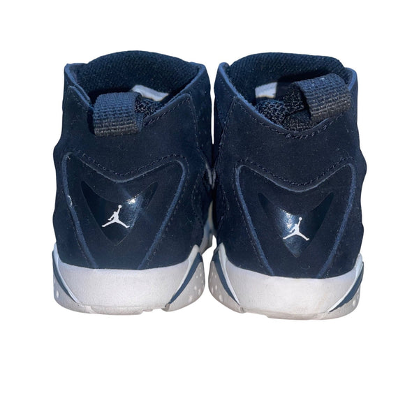 Air Jordan Kids Black Suede Sneakers Lace-Up Basketball Shoes Size 7C