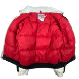 Downhill Racer Mens Colorblock Ski Jacket Black Red White Winter Coat Size L