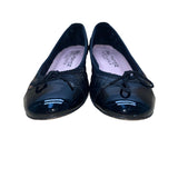 Paul Mayer Women’s Black Quilted Leather Low-Heel Ballet Shoes Size 9.5/B