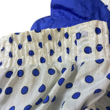 Ellesse Womens Blue Polka Dot Tracksuit Set Nylon Polyester Cotton Size 3