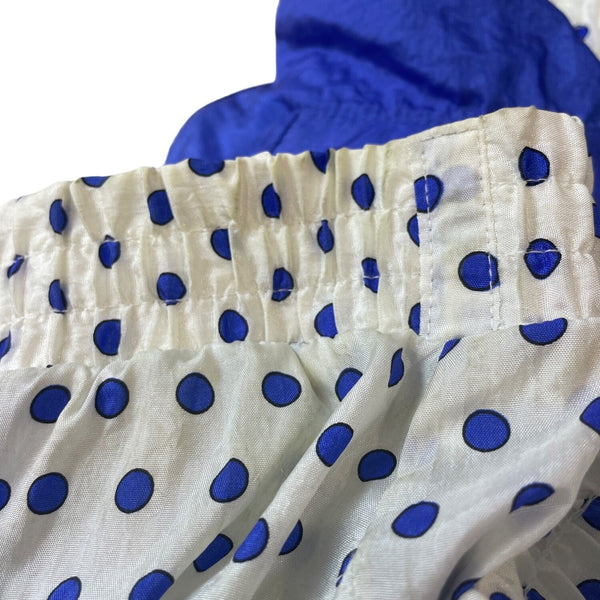 Ellesse Womens Blue Polka Dot Tracksuit Set Nylon Polyester Cotton Size 3