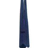 Axcess Mens Navy Silk Handmade Patterned Tie Blue Check Design