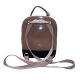 Furla Women’s Pink & Black Mesh & Rubber Blend Heart Backpack