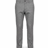 Ben Sherman Mens Gray Stretch Cotton Pants Plaid Regular Fit Size 34W X 32L