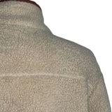 NWT BDG Fluffy  Sipper Casual Light Brown Men's Full Zip Polyester Jacket Size L
