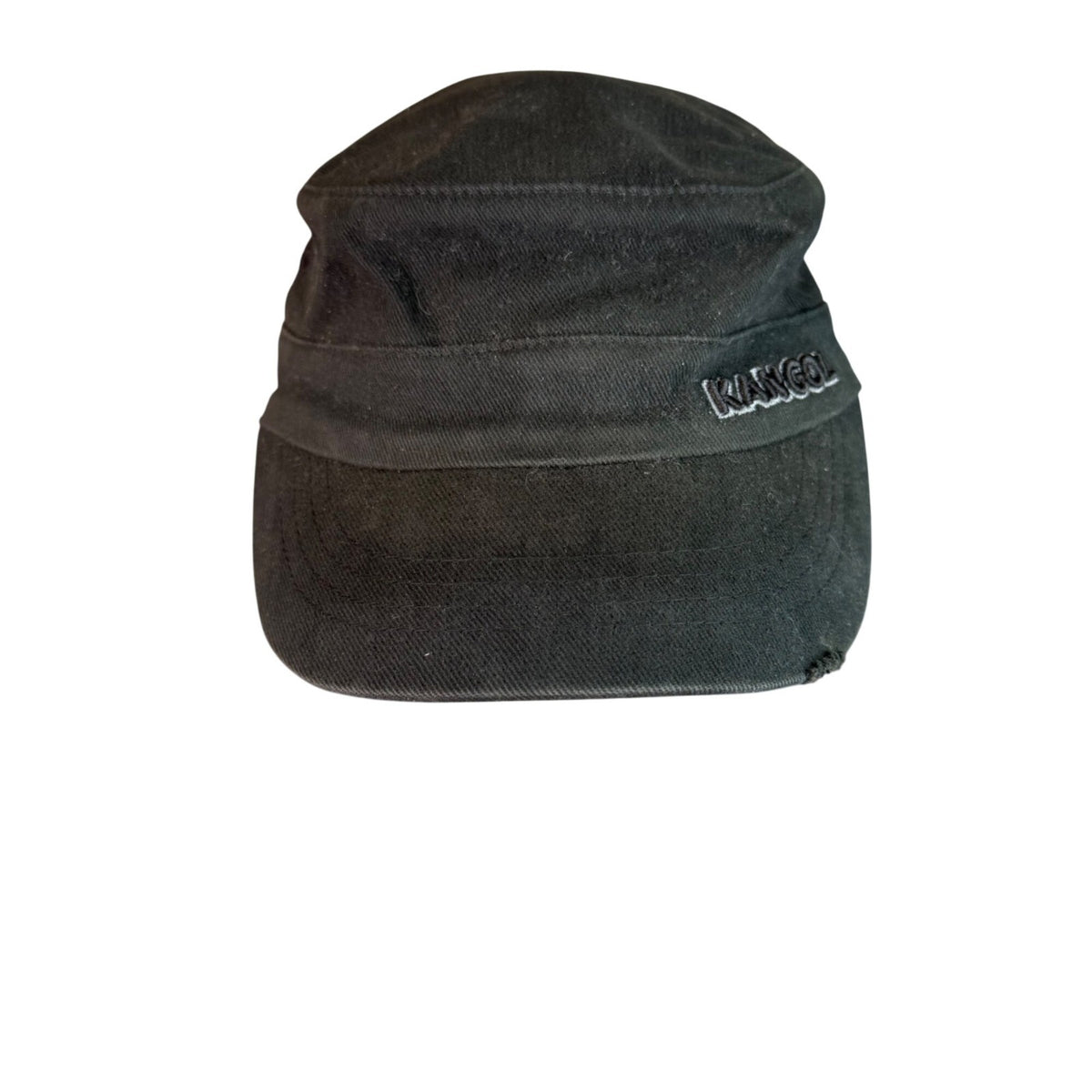Kangol Unisex Black Cotton Twill Flexfit Army Cap L/Xl Casual Embroidered Detail
