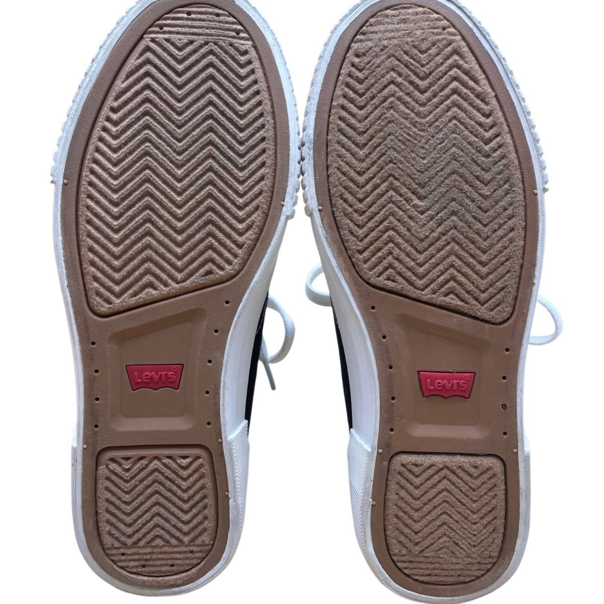Levis Women’s Black Canvas Lace-Up Flat Skateboard Sneakers Size 6.5