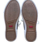 Levis Women’s Black Canvas Lace-Up Flat Skateboard Sneakers Size 6.5