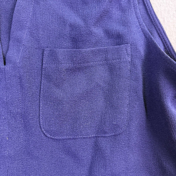 Lush Womens Navy Sleeveless Pocketed V-Neck Shift Dress Sz XS