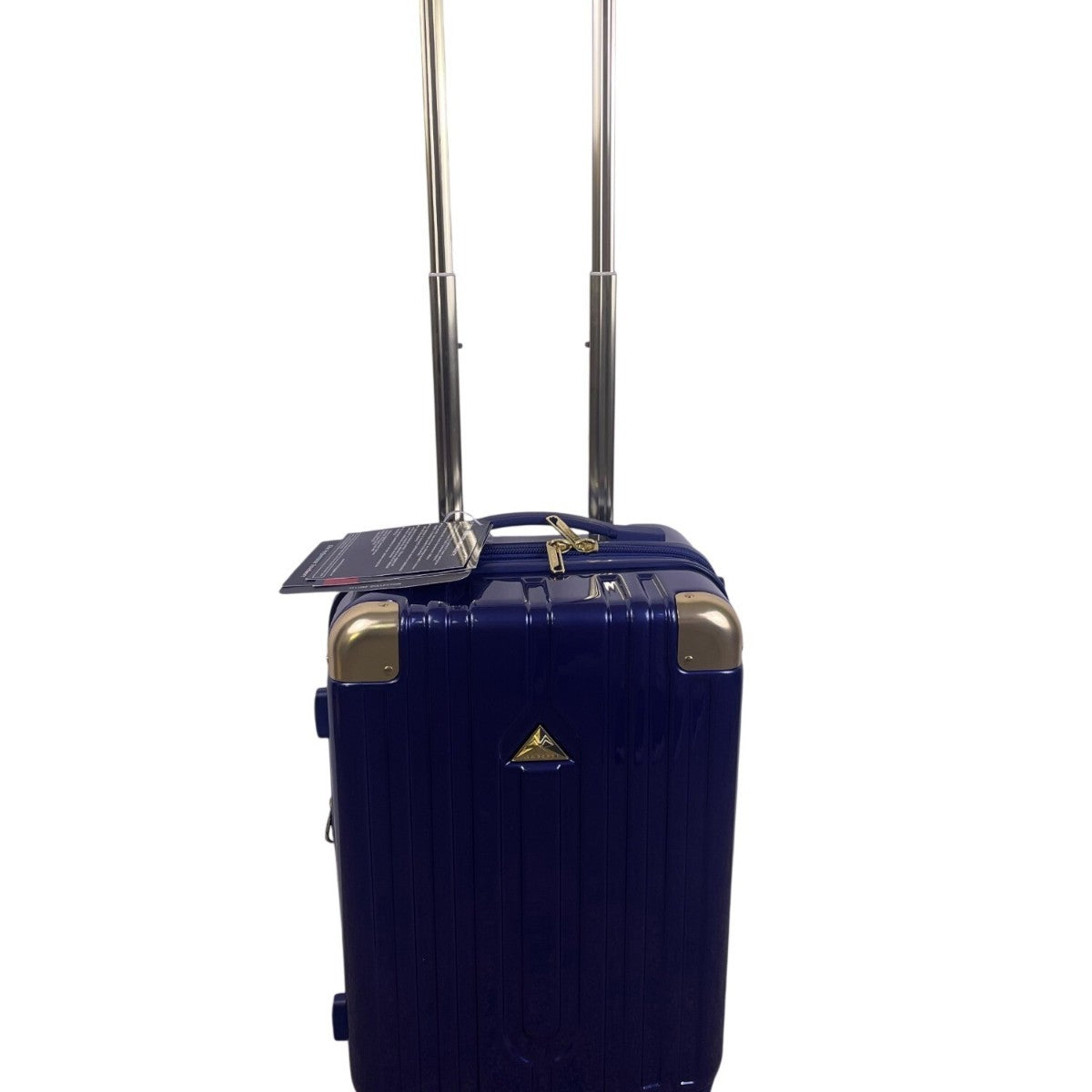 Triforce Unisex Blue Aluminum 2-Piece Luggage Set With Spinner Wheels & TSA Lock