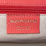 Mark & Graham Women’s Red Leather Gold BCB Initial Details Tote Bag Size L