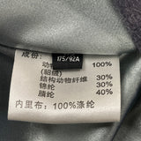 Womens Navy Blue/ Grey Wrap Cape Coat Oversized Style Sz 175/92A US L