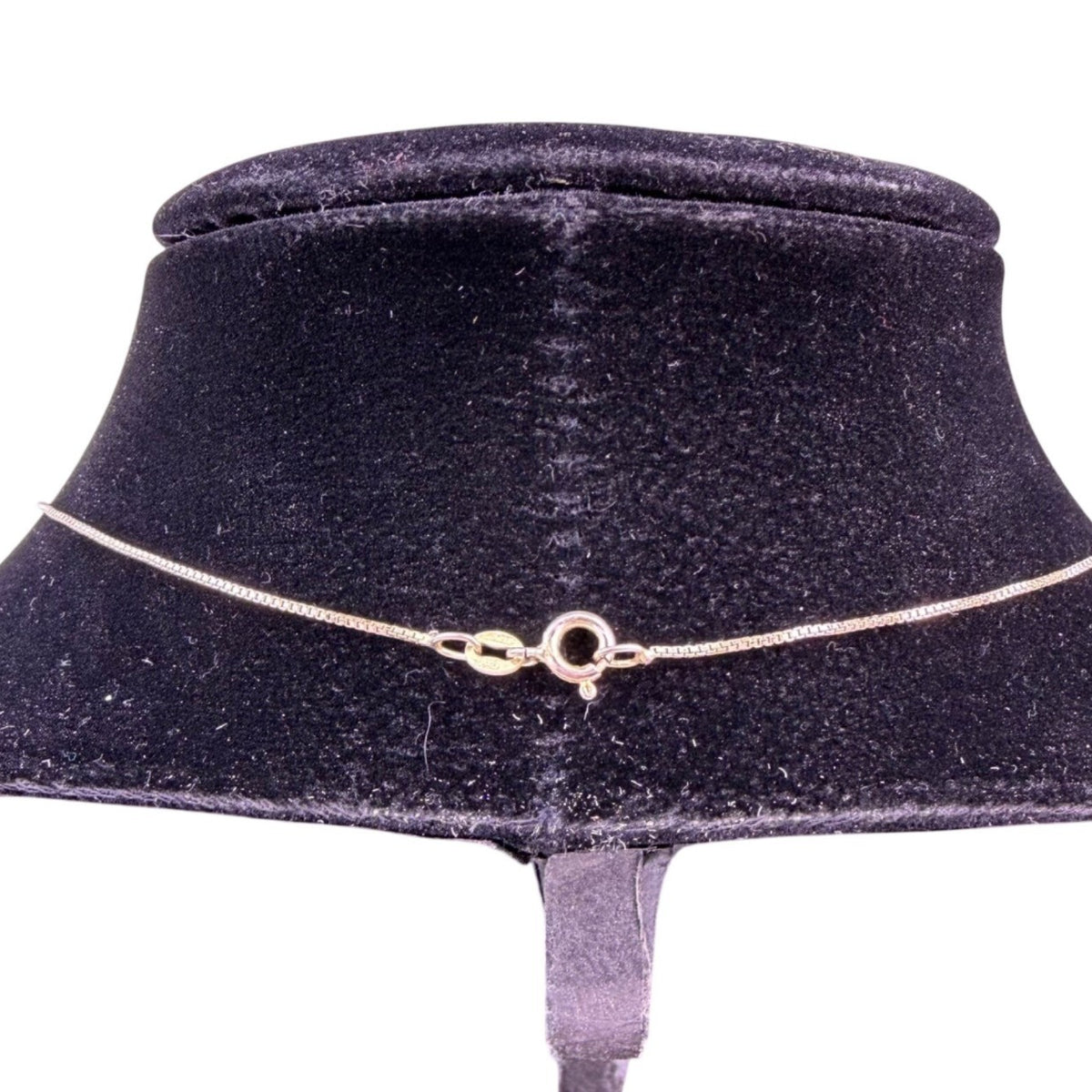 Sterling Silver Women’s Box Chain Necklace Italy 925 Delicate Design