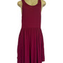 Sleeveless Berry Red WNEEDU Womens Tank Dress Size M New