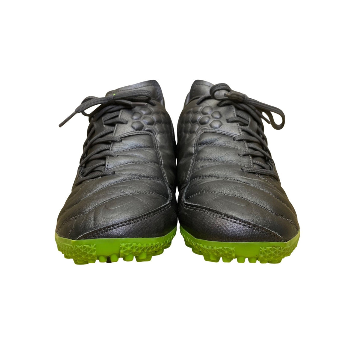 Nike 5 Men’s Gray & Green Bomba Pro Turf Soccer Cleats Shoes Size 10