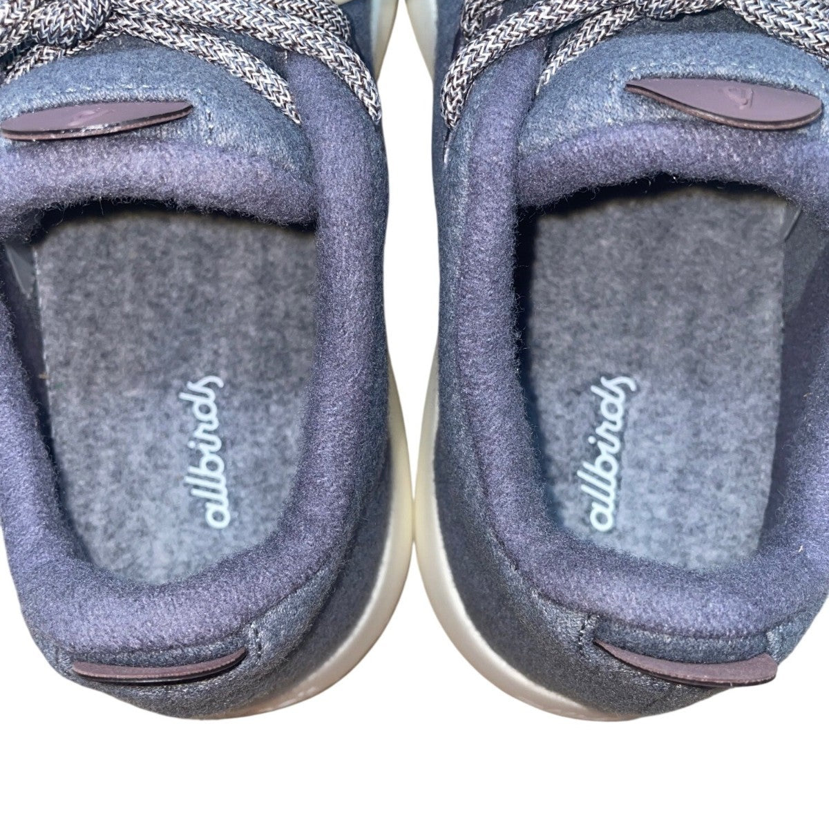 Allbirds Women’s Gray & White Wool Runner Mizzle Athletic Shoes Size W10